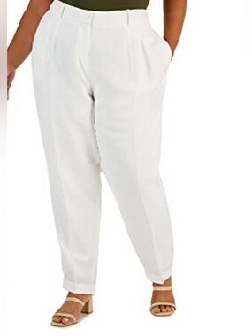 Calvin Klein white pants womens (SKU703)